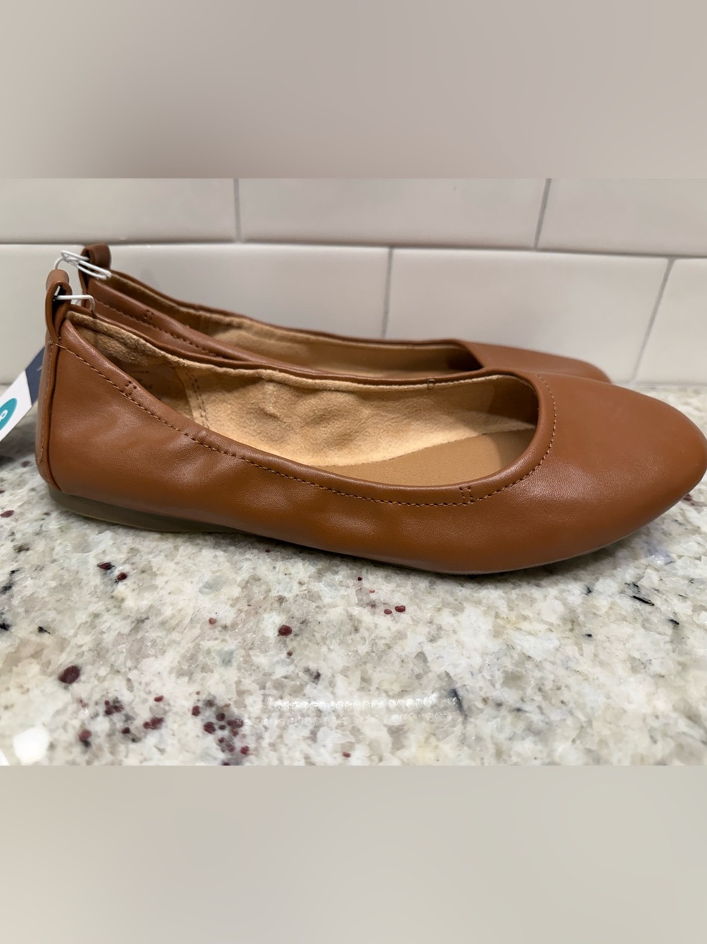Universal Thread Women's Brown Ballet Flats Size 8 NWT - Picture 5 of 9
